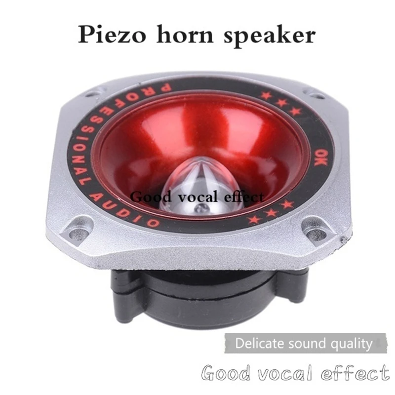 

1Pc Piezo Horn Speaker Tweeter Piezoelectric Head Driver Loudspeaker Treble