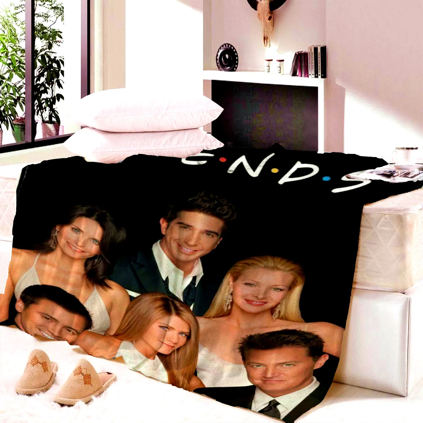 Центральное одеяло Friends детский коврик мягкое теплое покрывало для пляжа