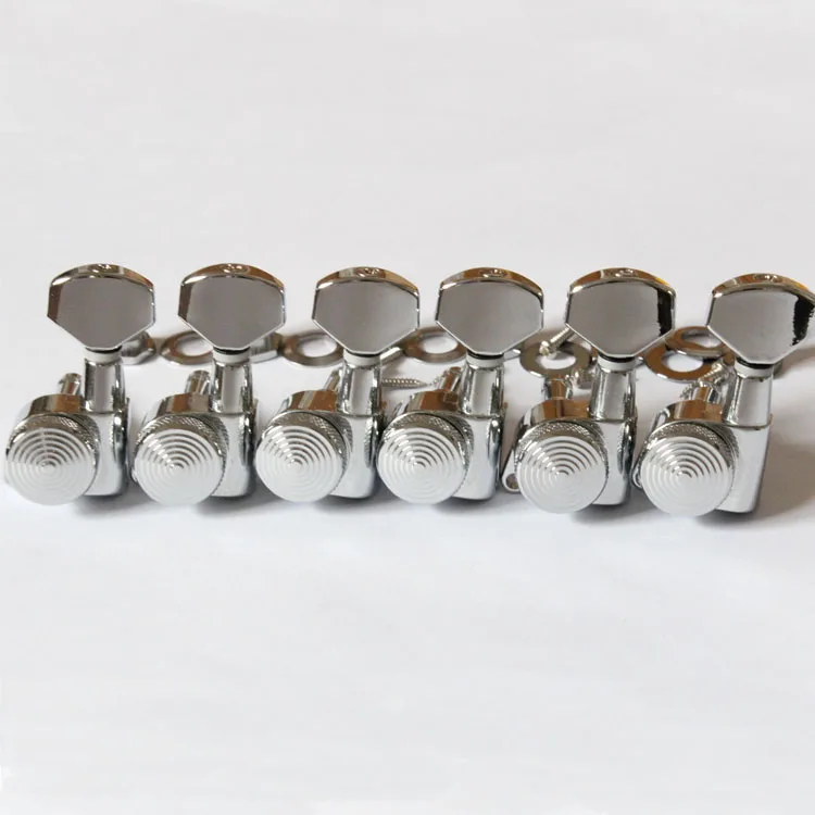 Wilkinson 6L Chrome Left Hand Guitar Locking Tuners JN-07 SP Lock | Parts &amp Accessories