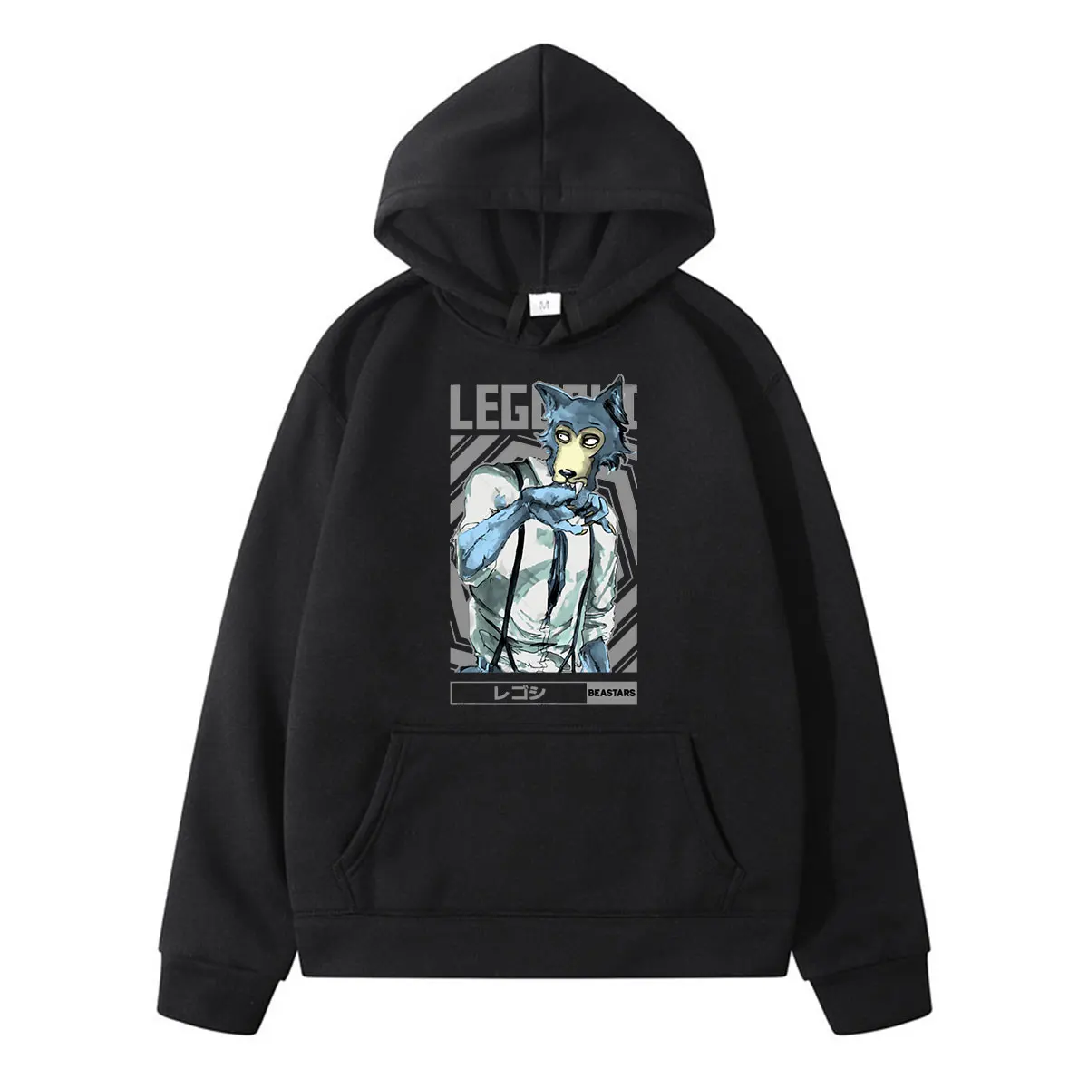 

New Style Hot Sale Popular Clothes Beastars Wolf Printed Trend Wears Comfortable Hoodies Casual Classic Cotton Unique Streetwear