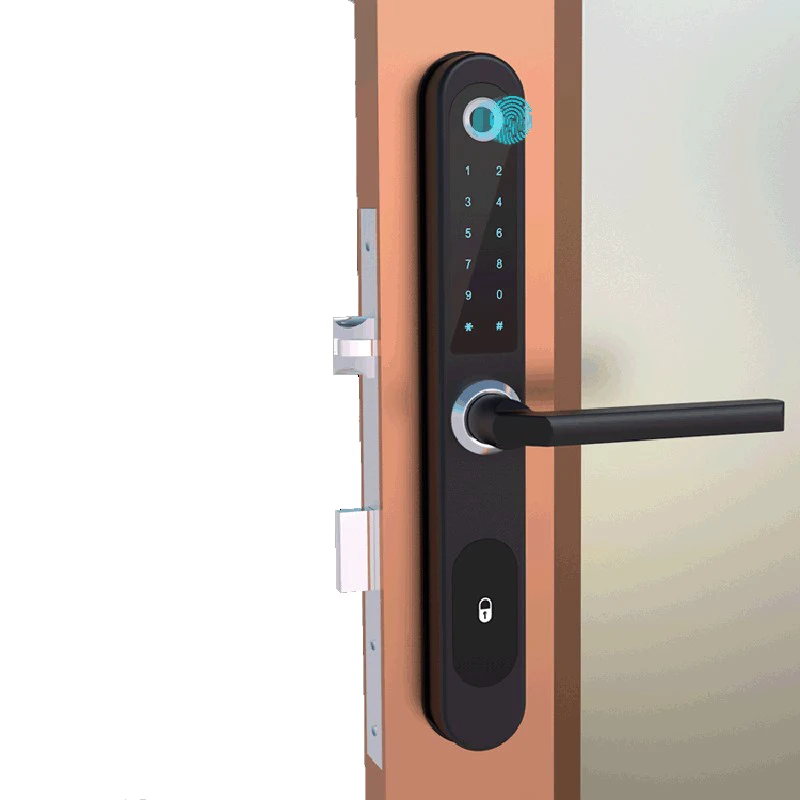 Умный Замок с паролем отпечатков пальцев Электрический биометрический дверной