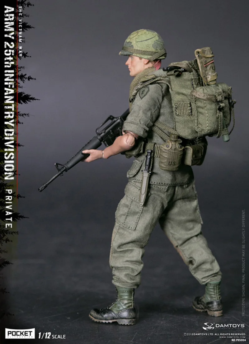 15,3 см мини DAMTOYS PES004 1/12 карманная элитная Серия армейская 25-я стрелковая дивизия частная фигурка подарок для фанатов