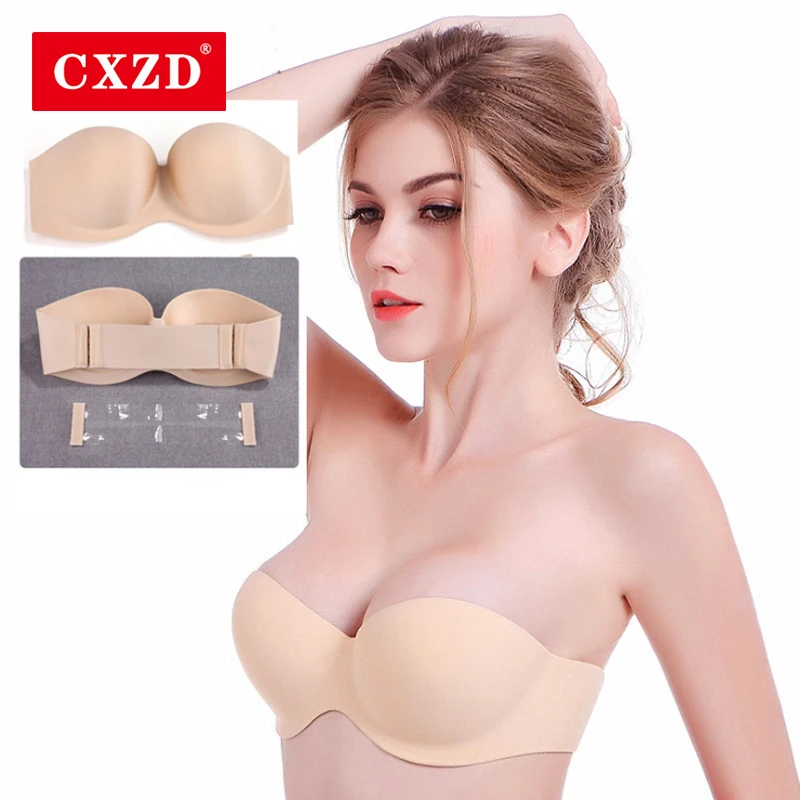 CXZD женский Волшебный бюстгальтер пуш ап без бретелек Женские Бюстгальтеры на