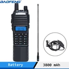 Baofeng UV-82 Walkie Talkie 5 Вт 3800 мАч батарея Dual PTT 137-174400-520MHz UV 82 Ham Любительская Портативная радиостанция для охоты