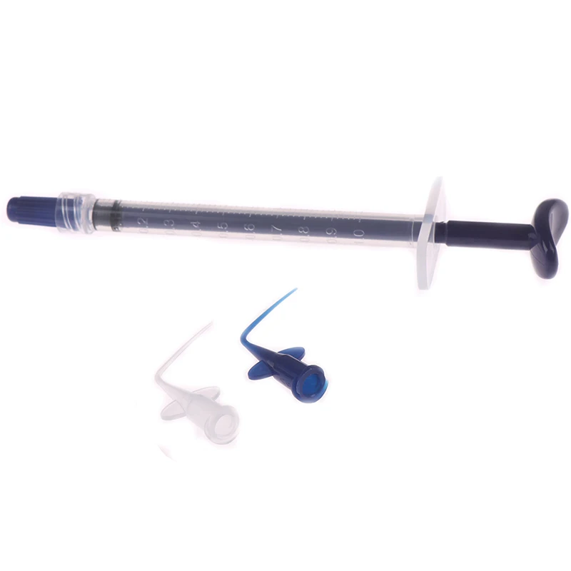 Puntas de enjuague para irrigaci&oacute;n, jeringa de irrigaci&oacute;n Dental de resina compuesta Flexible para dientes-4