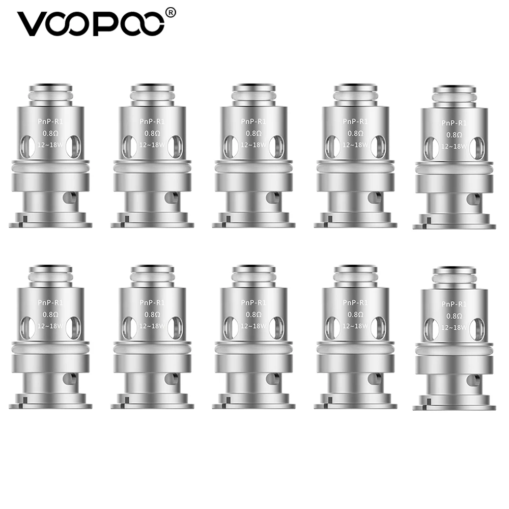 VOOPOO PnP R1 двойные катушки Сопротивление ом MTL 12-18 Вт для Vinci Drag Max Argus Pro Air Pod Mod Kit |