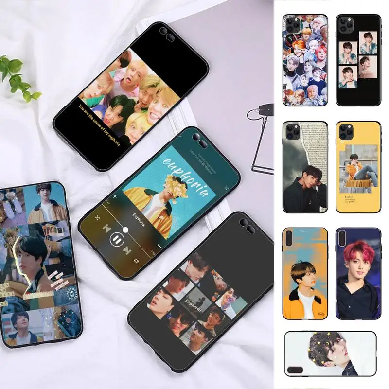 FHNBLJ KPOP молодия Jungkook чехол для телефона iPhone 8 7 6 6S Plus X 5S SE 2020 XR 11 12 pro XS MAX|Бамперы| |