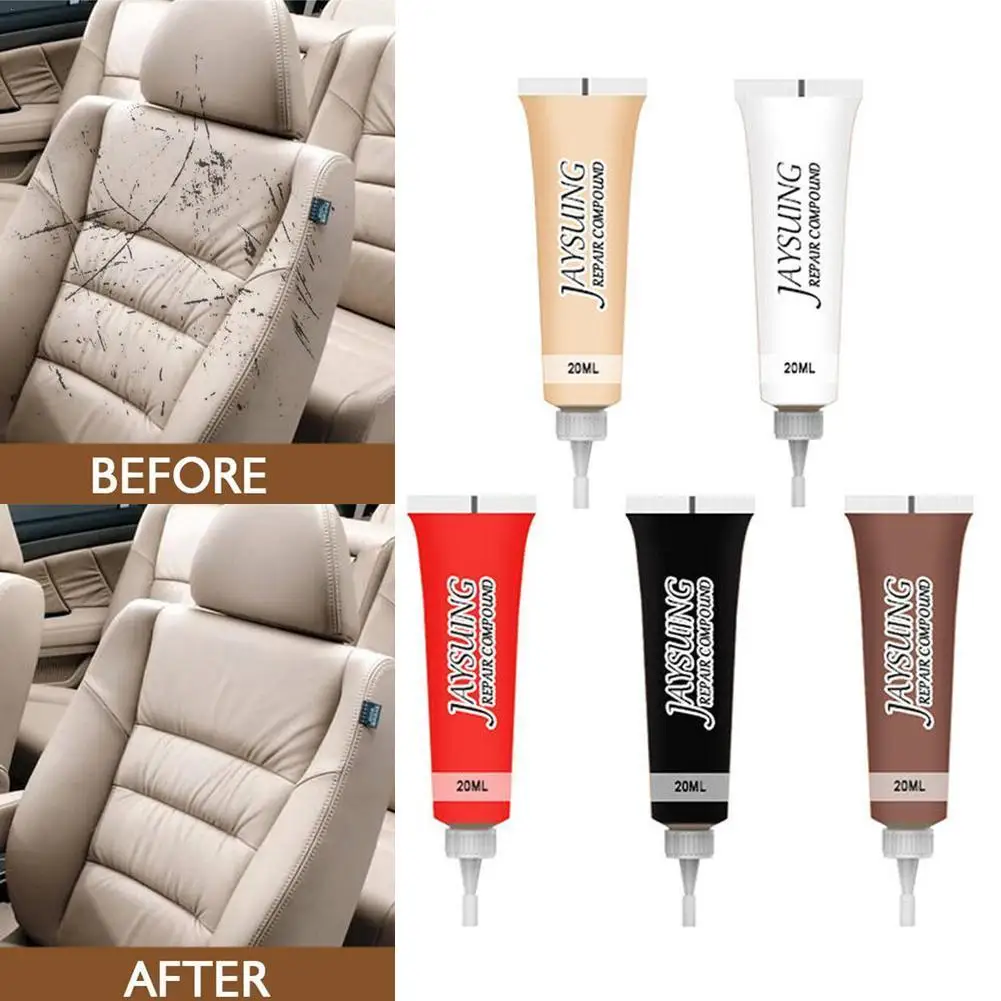 

20ML Advanced Leather Repair Rubber Leather Repair Cream Car Seat Fast Repair Car Seat Repair Glue Quick Fix Keep Smooth Glossy