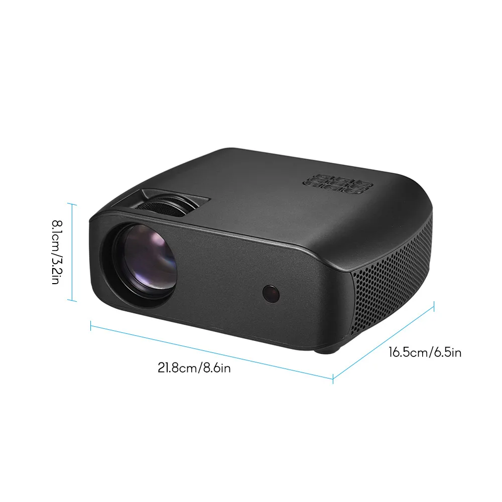 Портативный светодиодный видеопроектор 2800 люмен 15000:1 контрастность