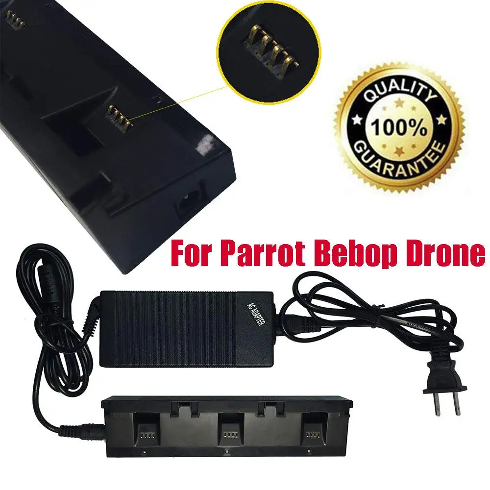 3 в 1 трехпортовое зарядное устройство для аккумулятора Parrot Bebop Mini Drone 0 адаптер