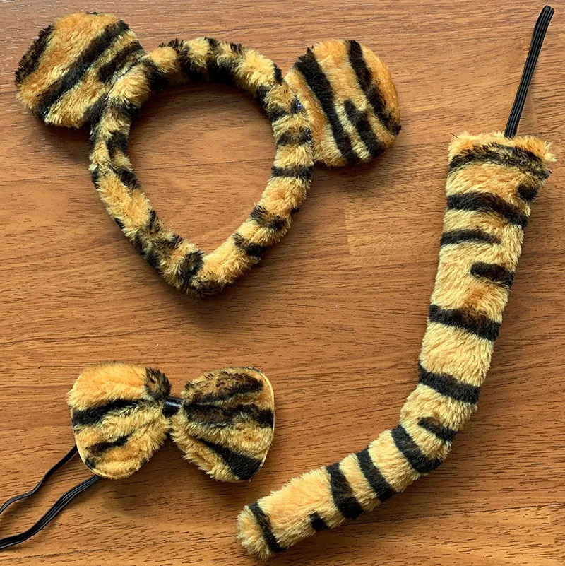 Детский костюм тигра для косплея Детские вечерние платья пачки девочек на день