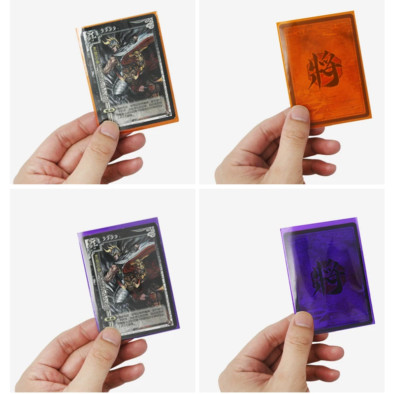 50 шт Матовый Scrub разноцветная карт задняя Портативный протектор Yugioh карта покемона рукава для TCG карточки для настольных игр Magic сбор