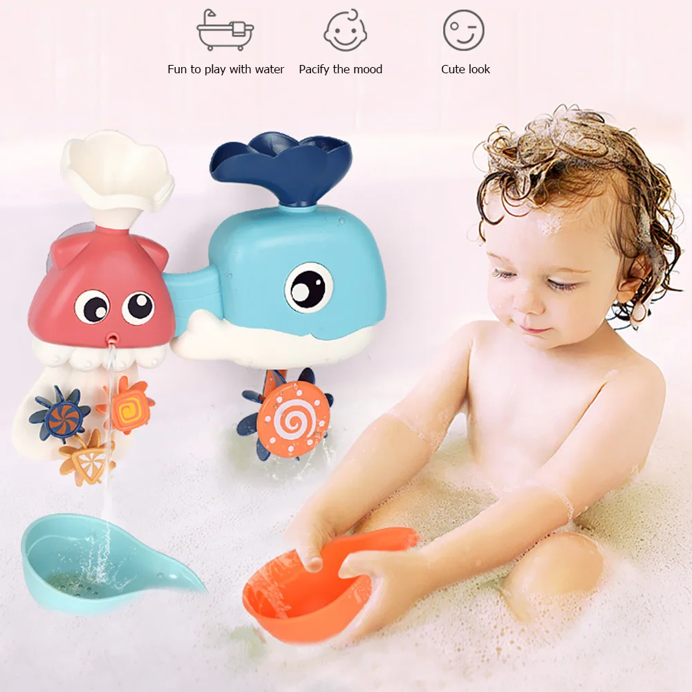 

Kids Water Play Toys For Children Bath Shower Whale Octopus Spray Summer Water Games Bath Sprinkler Toy Fun Pool Kids Juguete