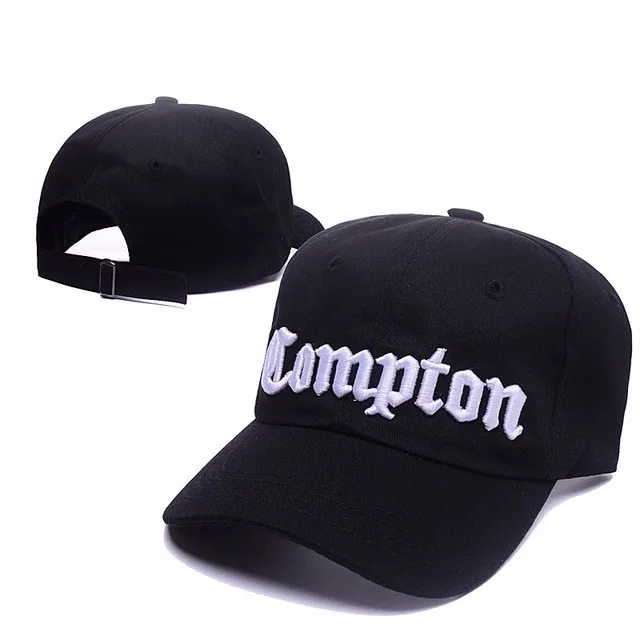 Бейсболки NWA Eazy-E Compton скейтборд Кепки, Кепка с козырьком, кепки в стиле "хип-хоп" Бейсбол Кепки s с плоским регулируемым козырьком Кепки - Цвет: Черный