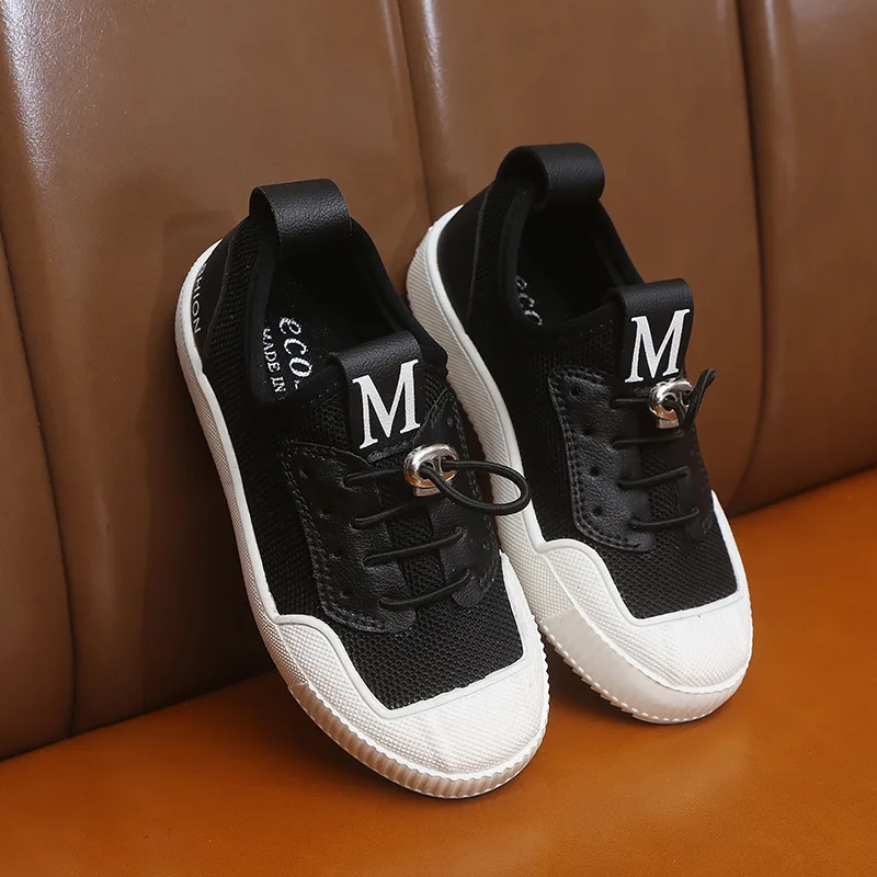 Детская обувь для мальчиков Новинка лета 2020 холщовая девочек Белая кроссовки