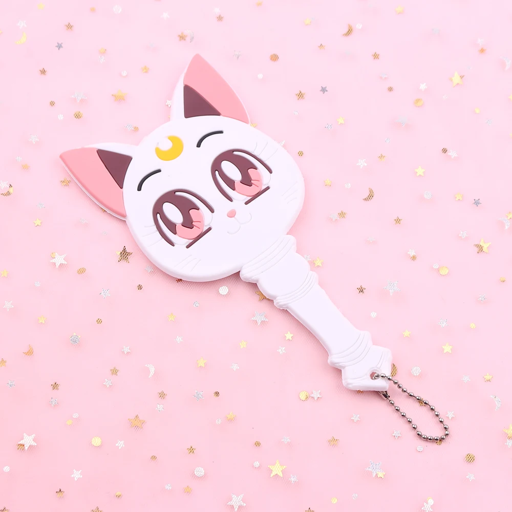 Sailor Moon luna S Moonlight серия памяти космическое сердце зеркальный чехол Компактный кристалл косметическое зеркало для макияжа