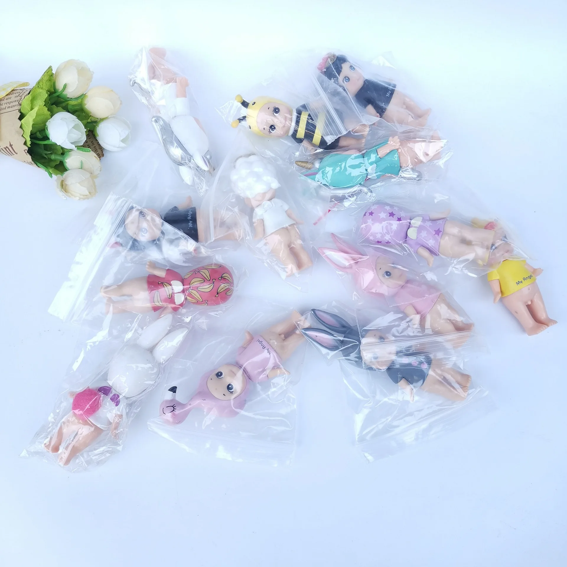 5 шт./лот Ангел принцесса экшн-Фигурки игрушки милые Мультяшные фигурки для