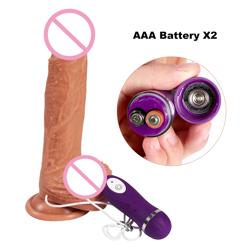 Реалистичный фаллоимитатор автоматический вибратор для точки G настоящий пенис