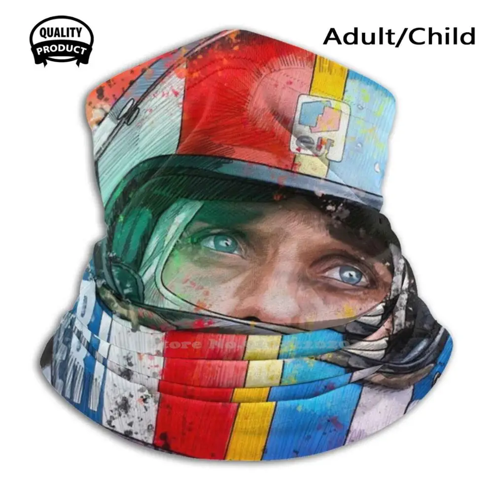 

Beautiful Grand Prix Artwork Featuring Francois Cevert Cotton Breathable Soft Warm Mouth Mask Grand Prix Cevert Francois