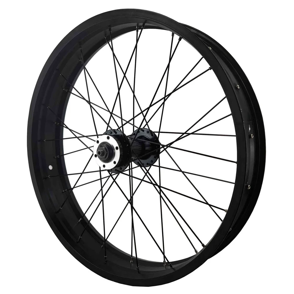 Fat Bike Wheel 20x4 Electric Motorcycle Front Wheels Disc Brake 36h Inner 74mm Outer 80mm Width O.L.D 135mm For 4.0 Inch Tire