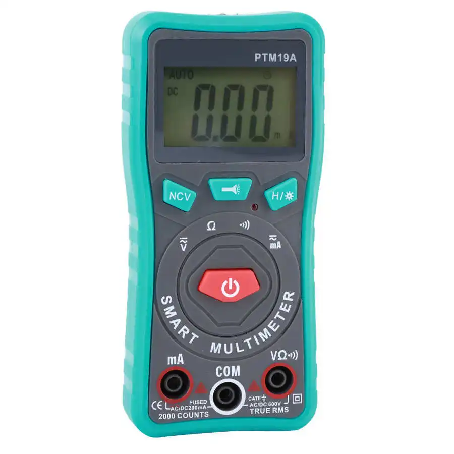 Цифровой умный мультиметр PTM19A Измеритель постоянного/переменного тока