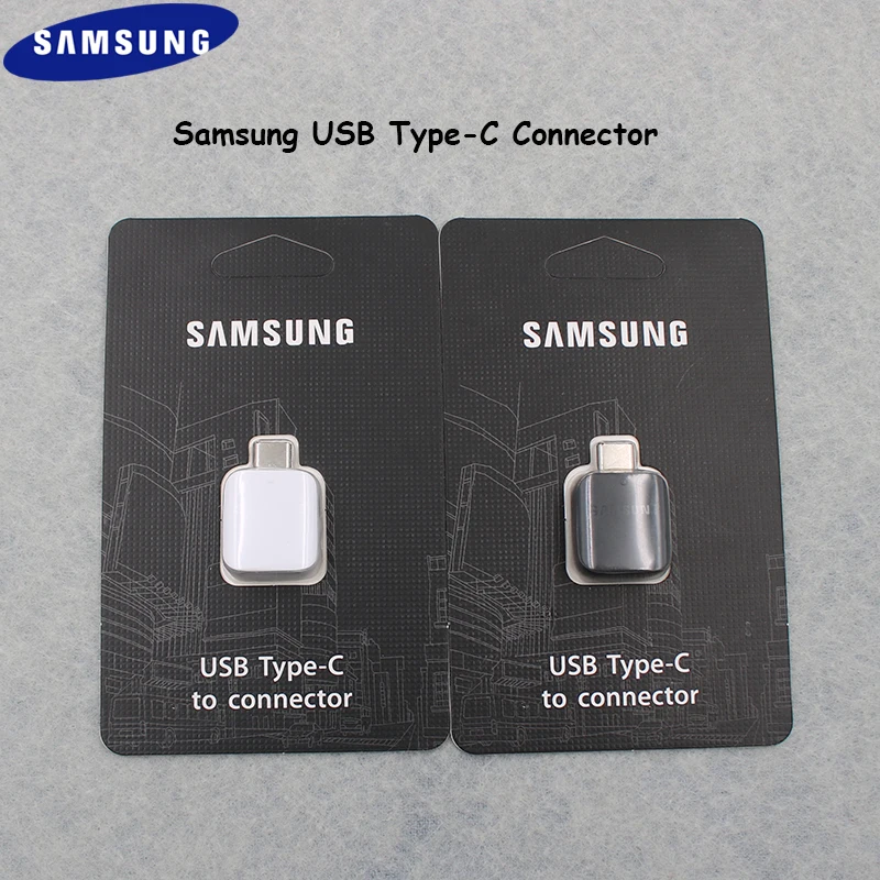 100% оригинальный Samsung Galaxy Тип C OTG адаптер для передачи данных USB 3 1 конвертер S8 S9 Plus
