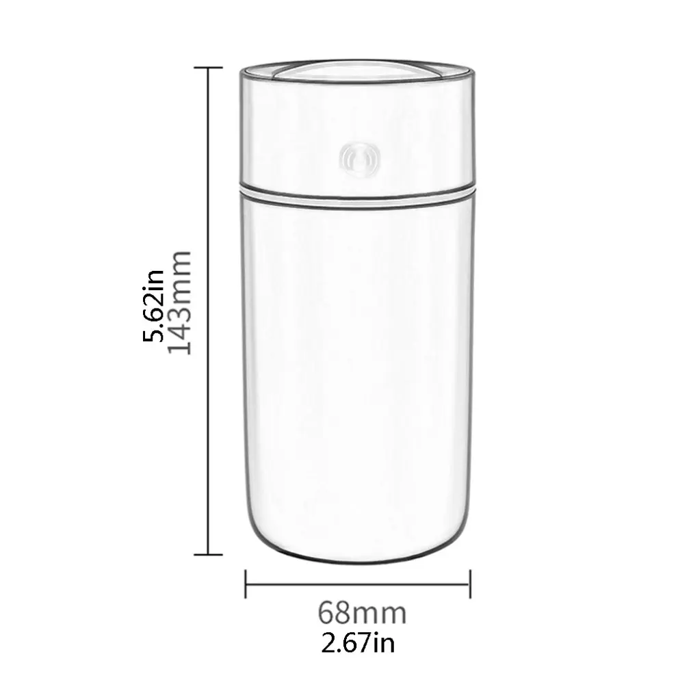 

USB Air Humidifier Essential Oil Diffuser Colorful LED Night Lamp Mountain Scenery Humidifier for Home Office Car