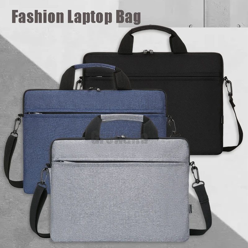 

Multi-use Strap Laptop Sleeve Bag With Handle For 10" 13" 14" 15.6" 16 Inch Laptop Shockproof Computer Notebook Bag,Grey Black