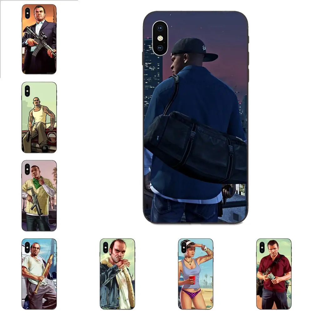 Чехол для Xiaomi Mi Mix Max Note 2 2S 3 5X 6 6X 8 9T SE A1 A2 A3 CC9e Lite Play Pro F1 San andas Gta Grand Theft Auto | Мобильные