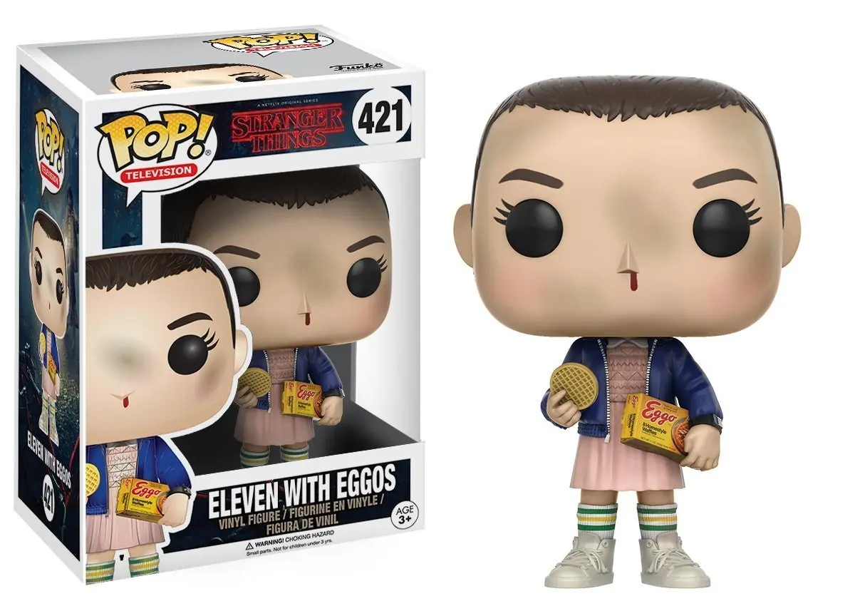 Поп странные вещи и маленький Eleven с eggos ПВХ фигурку Мальчик игрушки для детей