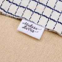 custom sewing labels personalized brand customized with your name organic cotton fabric name label md0026