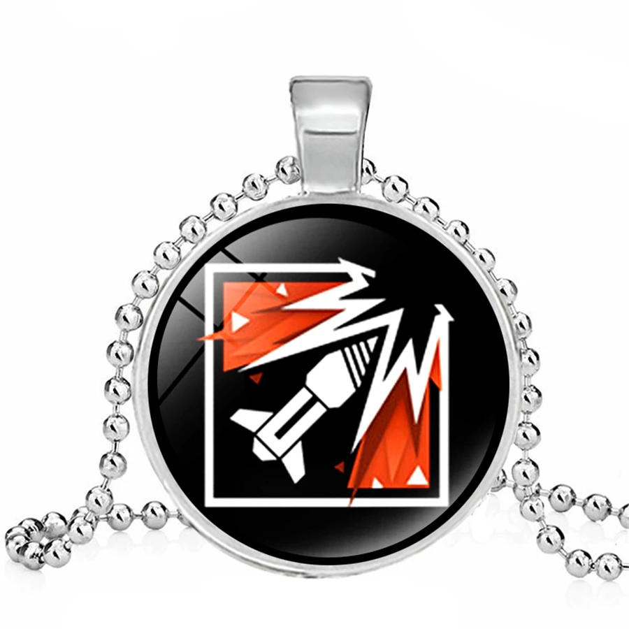 Игра том Кленси Радуга шесть осада ожерелье 6 символ пистолет игра кулоны