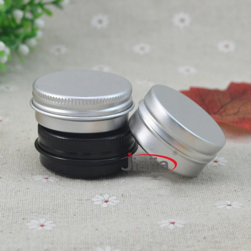 Пустая алюминиевая банка 15 г многоразовая бутылка для крема глаз жестяной
