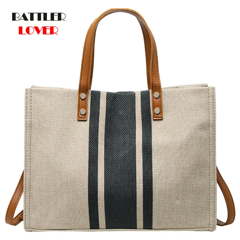

Fashion Trend Women Canvas Crossbody Handbags And Purse Vintage Classic Solid Style Shoulder Bag For Female Stylish Shopper Tote