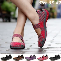 women walking shoes soft comfortable breathable mother sneakers go shopping out sandals womens plus size sneaker