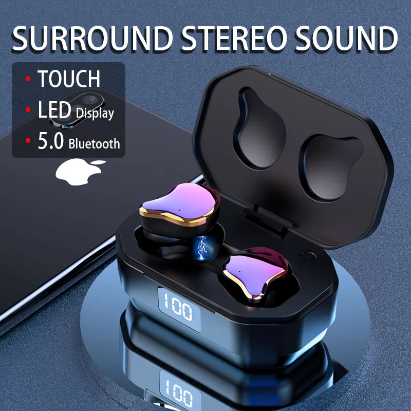 G01 Беспроводной bluetooth стерео наушники портативные наушники водонепроницаемые наушники с зарядный чехол