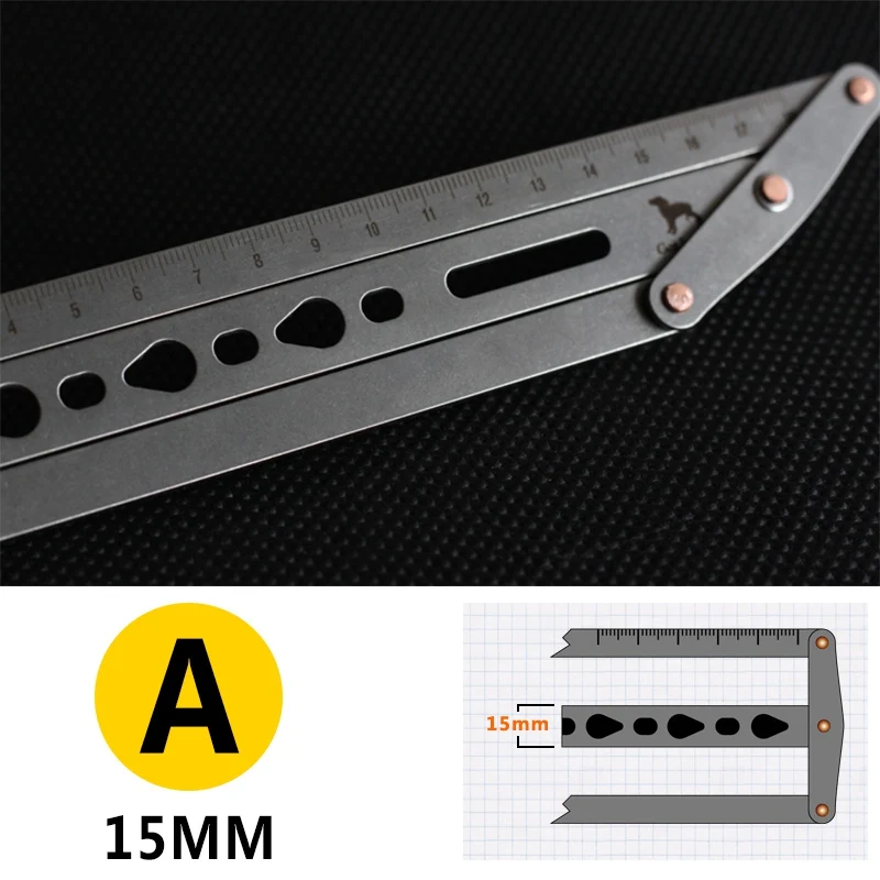 Новинка линейка позиционирования с ремнем 2021 15 мм/18 мм для кожевенного ремесла