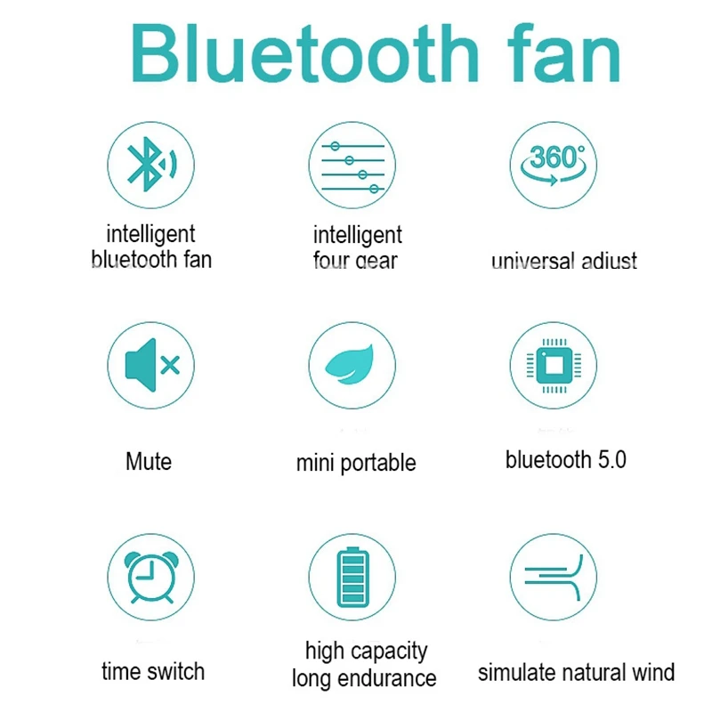 Вентилятор для шеи четвертого поколения с Bluetooth-гарнитурой | Бытовая техника