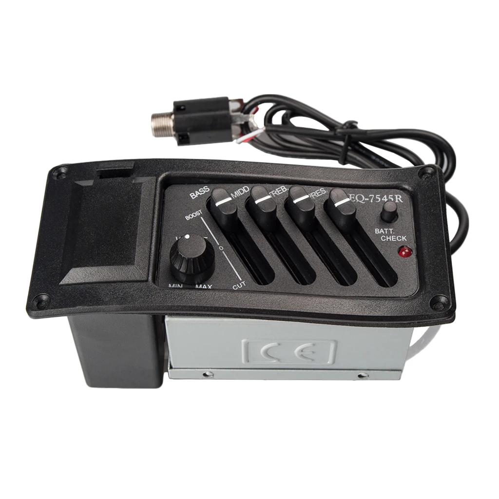 EQ 7545R 4-полосный эквалайзер пьезо звукосниматель для акустической гитары | Спорт и