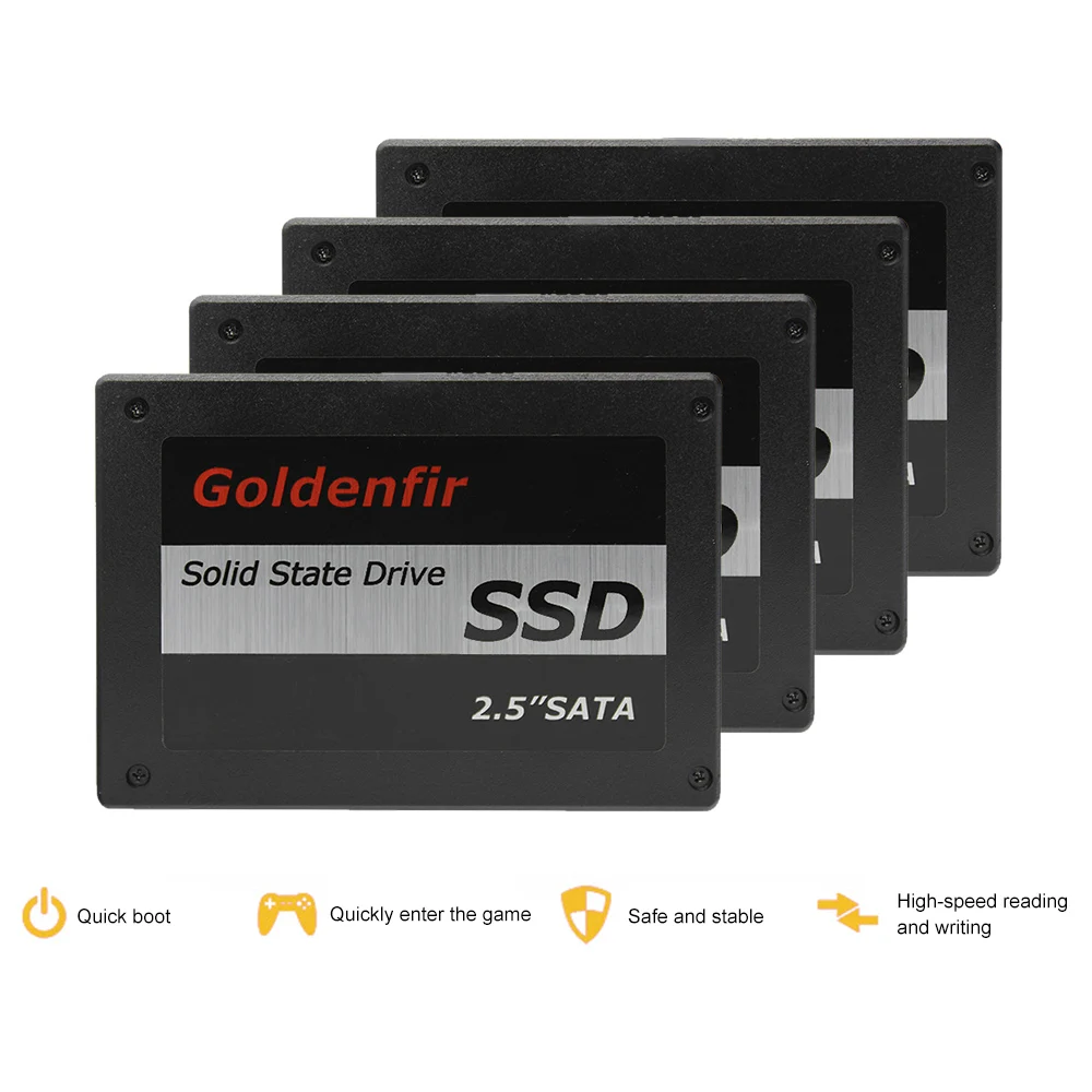 Goldenfir T650 2,5 дюйма SATA SSD SATA3.0 SSD 120 ГБ/240 ГБ/480 ГБ/960 ГБ/ТБ Внутренние твердотельные диски жесткий диск для ноутбука