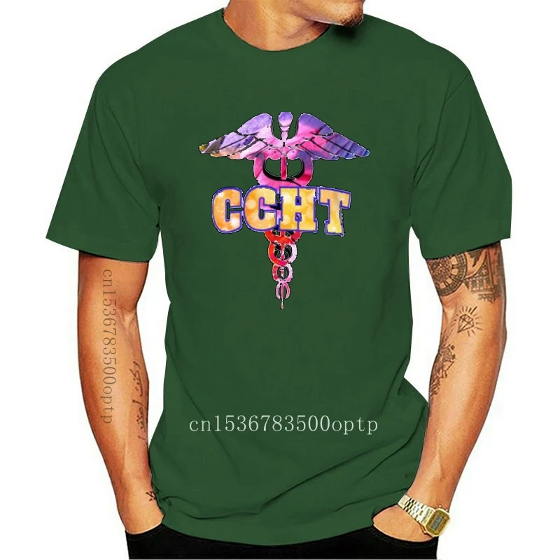 

CCHT Dialysis Tech Colorful Design T Shirt Dialysis Dialysis Tech Ccht Cht Hemodialysis Caduceus Medical Symbol
