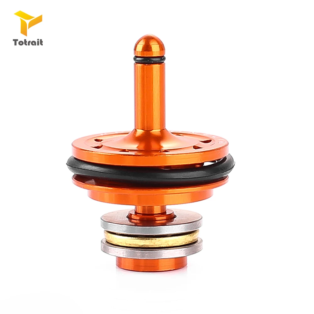 

TOtrait CNC Aluminum Silent Bearing Piston Cylinder Head kit for Airsoft AEG Ver.2/3 M4 M16 AK MP5 G3 M249 Gearboxes