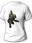 Женская футболка белая Halo (Хало, игра, Мастер Чиф, mass effect, Ковенант, шутер, Ореол) 16
