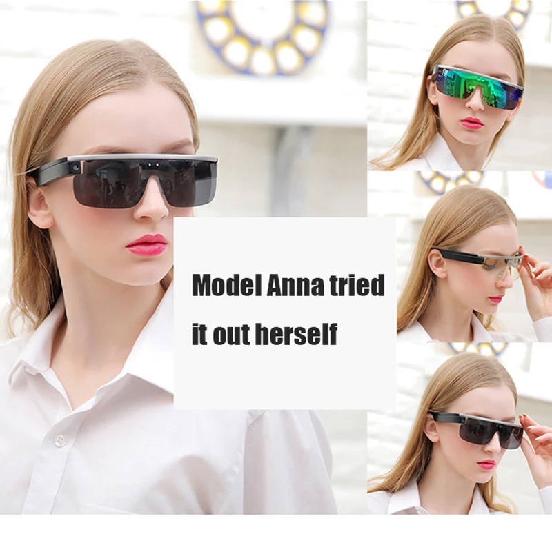 

Camera video WiFi Smart glasses HD outdoor multifunctional camera video Bluetooth glasses WiFi video synchronization eyeglasses