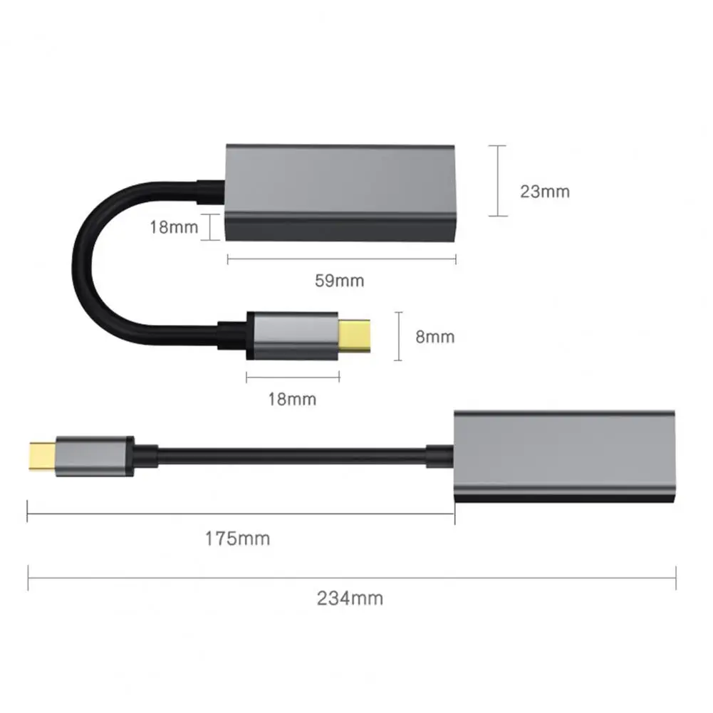 

HOT SALES!!!Universal Flexible TPE USB Type C Ethernet to RJ45 Lan Adapter for Notebook