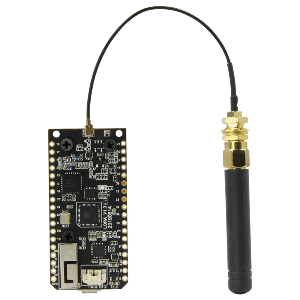 LILYGO®Плата разработки TTGO LORA V1.3 868 МГц ESP32 чип SX1276 915 дюйма OLED экран WIFI и Bluetooth |