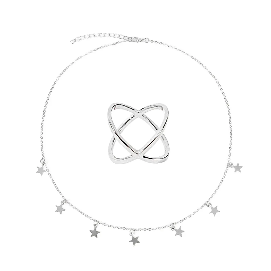 1 шт. креативная подвеска в виде звезды кулон женский подарочный набор подарок на