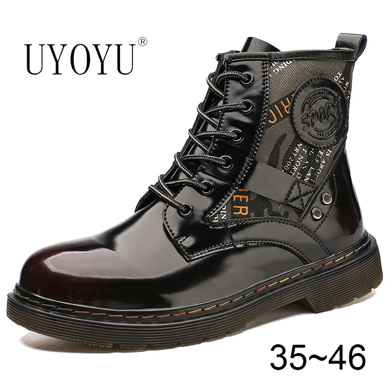 Женские кожаные радужные высокие ботинки Размеры 35-46 | Обувь