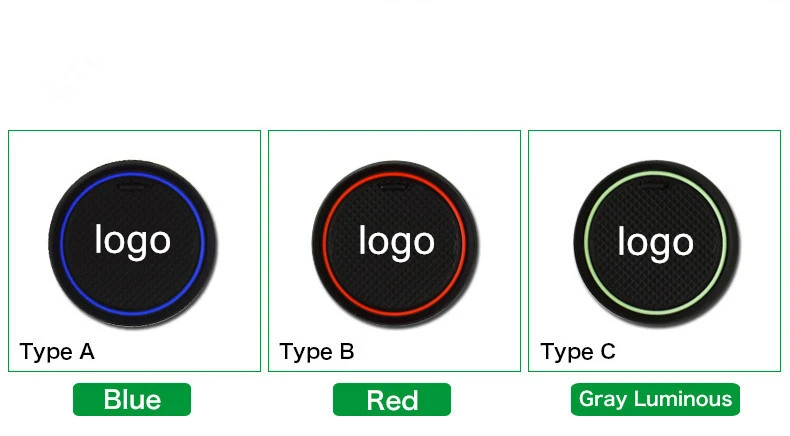 2 шт. силиконовых кейсов RDESIGN автомобиля подставки под чашки коврики-держатели