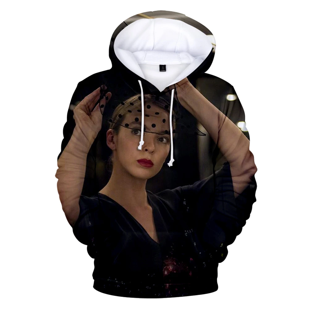 

Harajuku Style Killing Eve Men's Hoodie Pullover 3D Killing Eve Hoodies Men/Women Fashion Casual Sweatshirt
